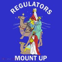 Christian Wise Regulators Mount Up Christmas Kids Sweatshirt thumb 2