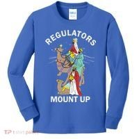 Christian Wise Regulators Mount Up Christmas Kids Long Sleeve Shirt thumb 0