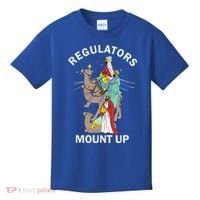 Christian Wise Regulators Mount Up Christmas Kids T-Shirt thumb 0