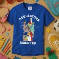 Christian Wise Regulators Mount Up Christmas Kids T-Shirt thumb 3