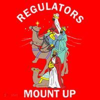 Christian Wise Regulators Mount Up Christmas Santa Hat thumb 1
