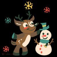 Cute Winter Reindeer Snowman Best Friends Coffee Mug thumb 5