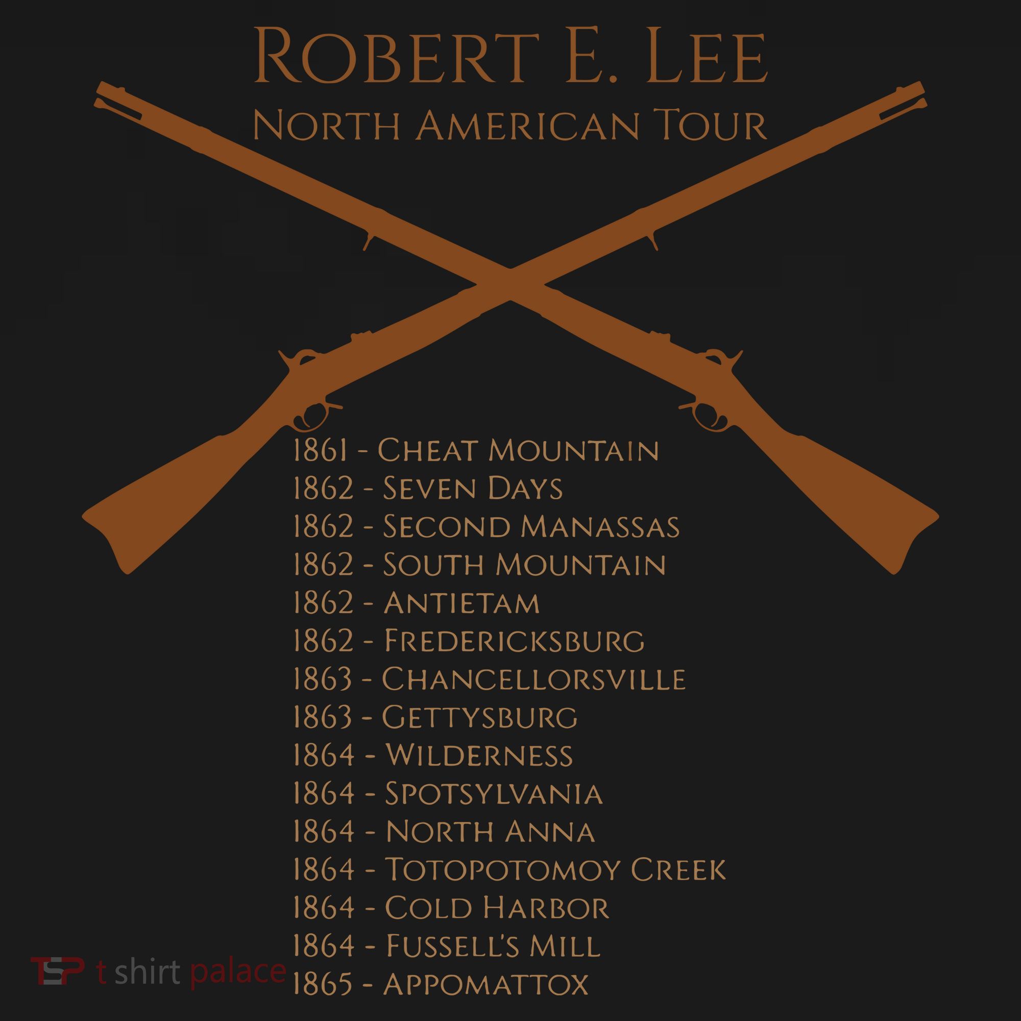 Civil War Robert E Lee North American Tour USA-Made Doggie Bandana