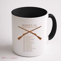 Civil War Robert E Lee North American Tour Coffee Mug thumb 1