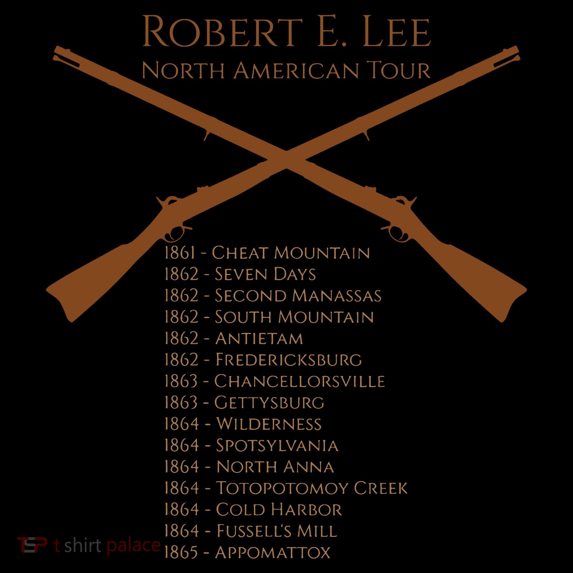 Civil War Robert E Lee North American Tour Mousepad