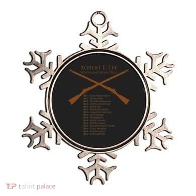 Civil War Robert E Lee North American Tour Ornament