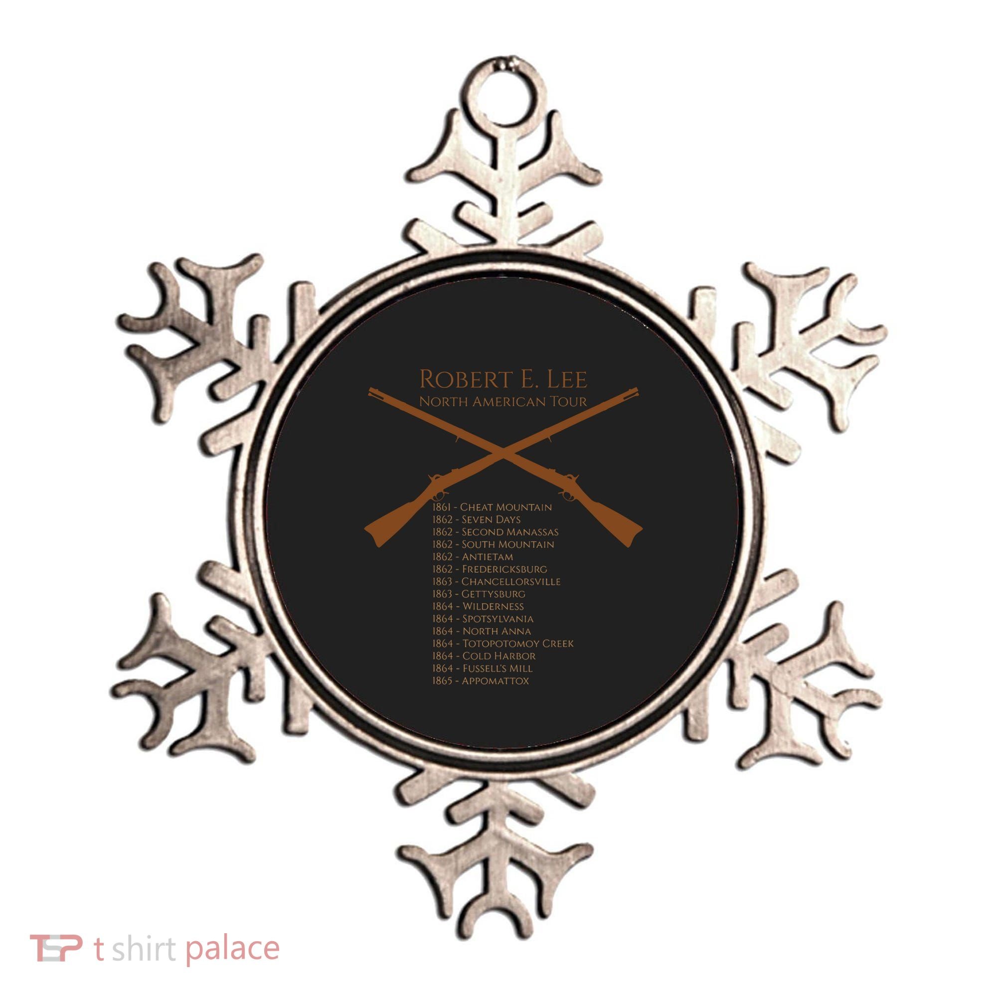 Civil War Robert E Lee North American Tour Ornament