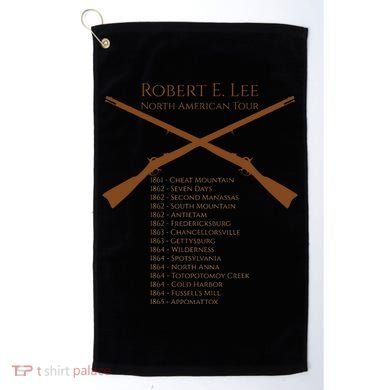 Civil War Robert E Lee North American Tour Golf Towel