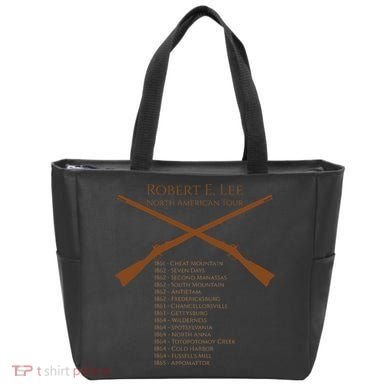 Civil War Robert E Lee North American Tour Tote Bag