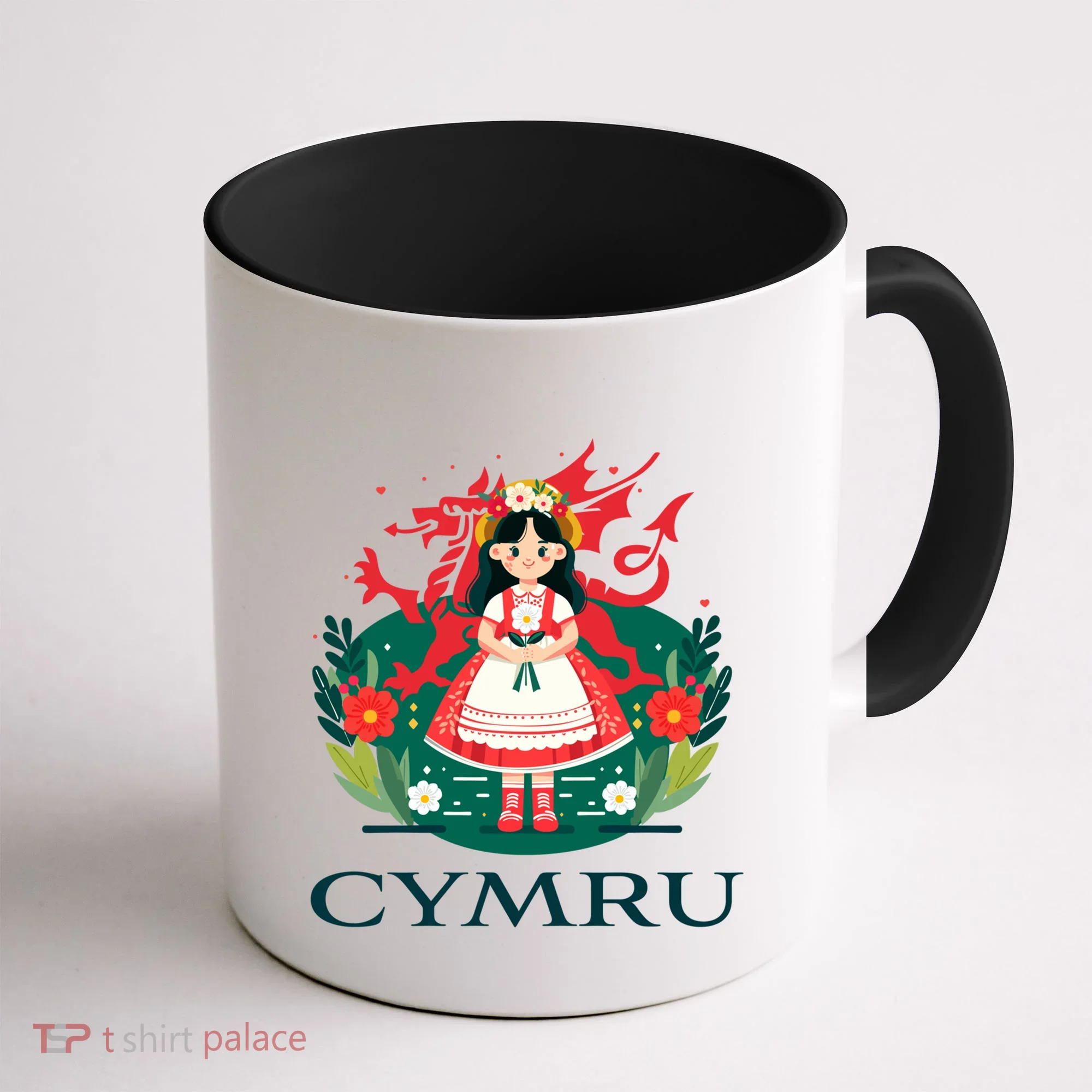 Cymru Wales Red Welsh Dragon Gift Coffee Mug