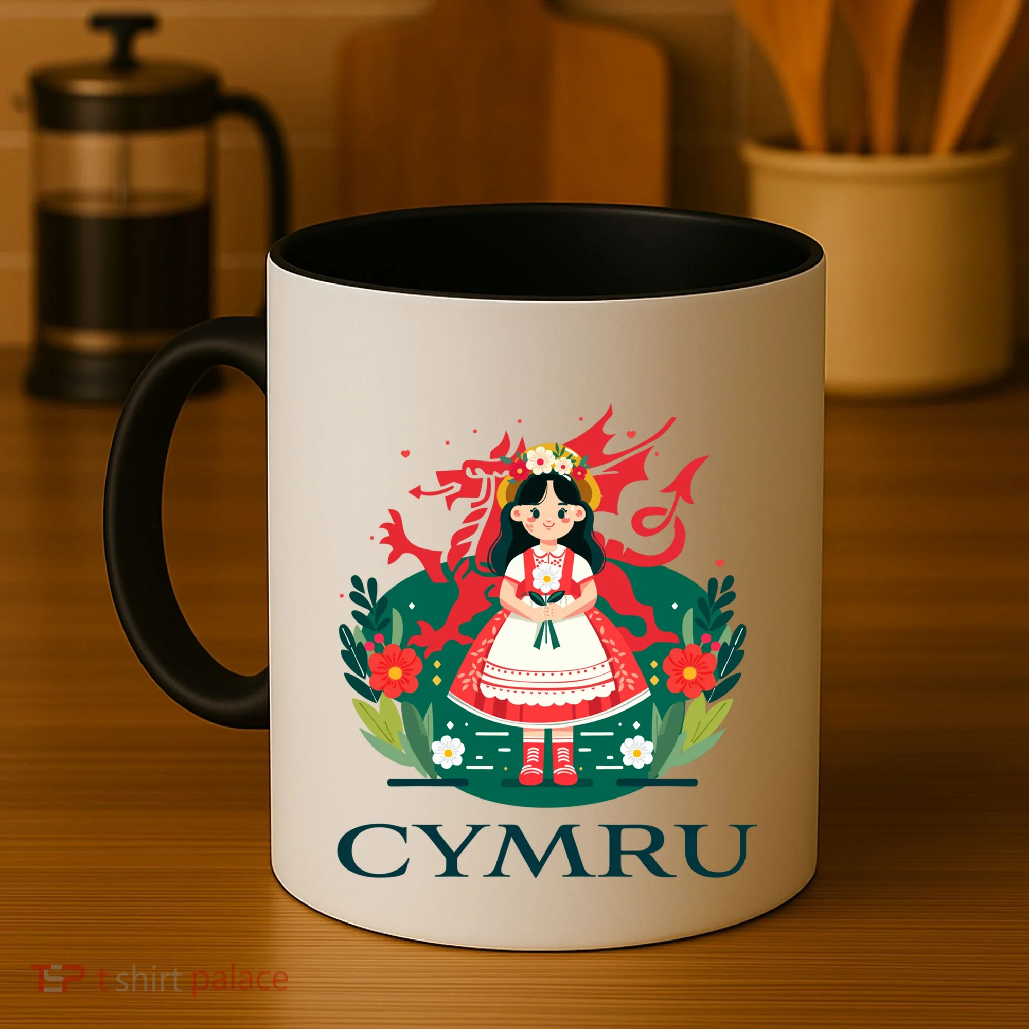 Cymru Wales Red Welsh Dragon Gift Coffee Mug