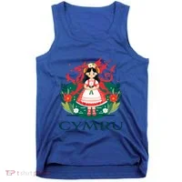 Cymru Wales Red Welsh Dragon Gift Tank Top thumb 0