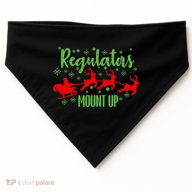 Christian Wise  Regulators Mount Up Christmas USA-Made Doggie Bandana