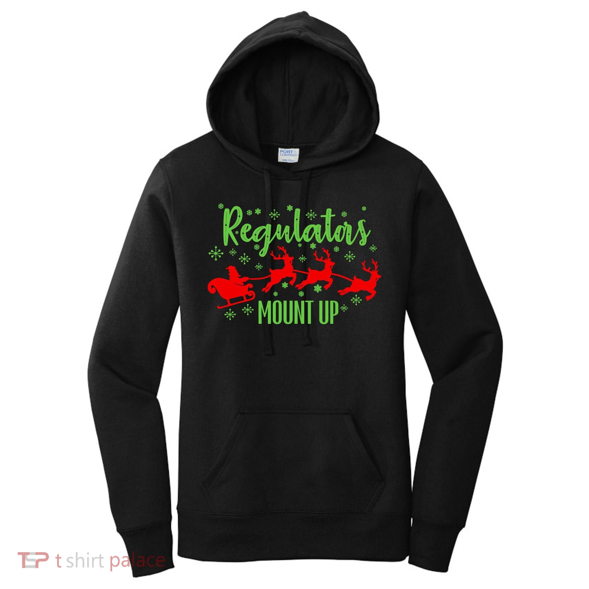 Christian Wise  Regulators Mount Up Christmas Women's Hoodie