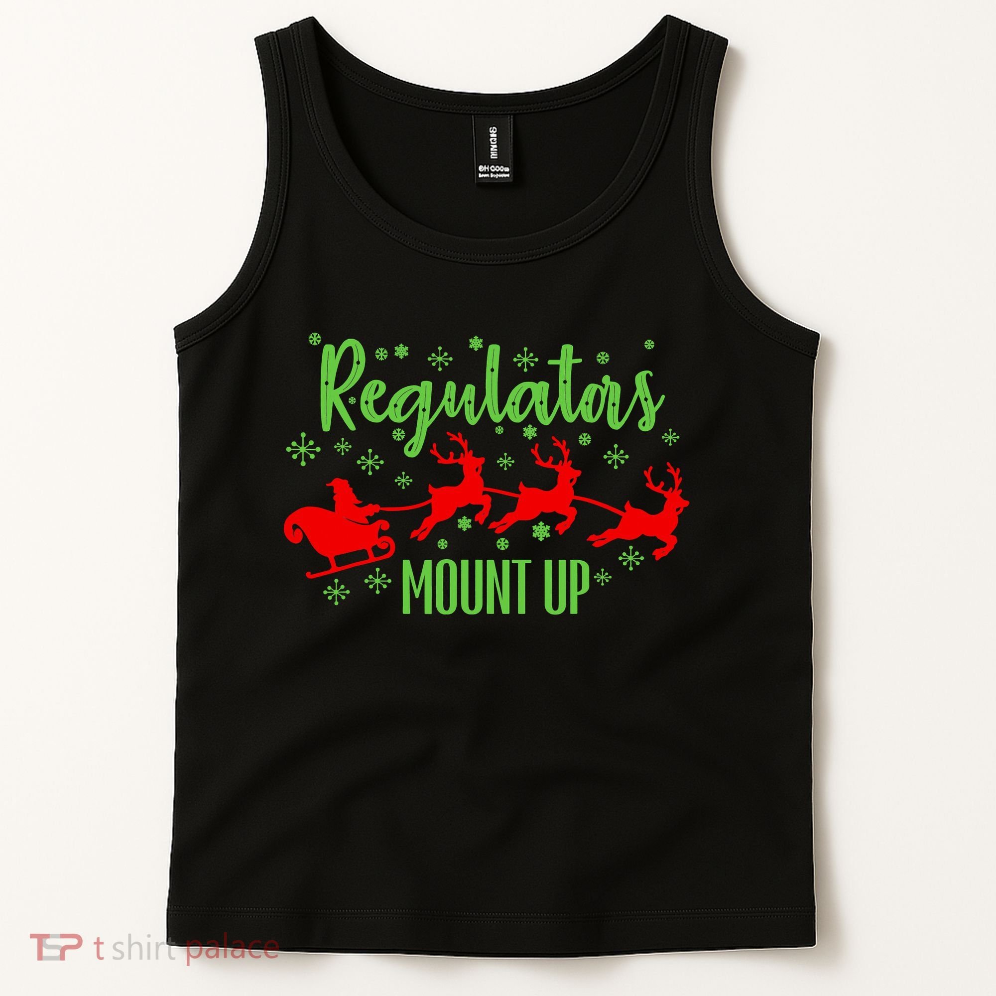 Christian Wise  Regulators Mount Up Christmas Tank Top