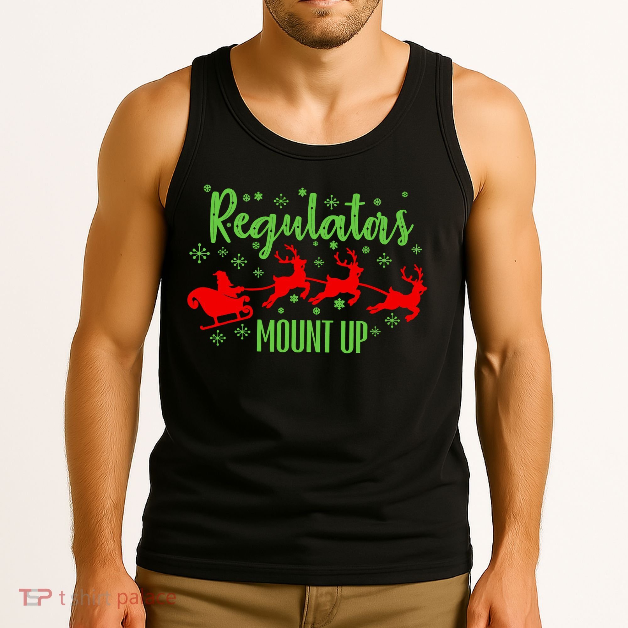 Christian Wise  Regulators Mount Up Christmas Tank Top