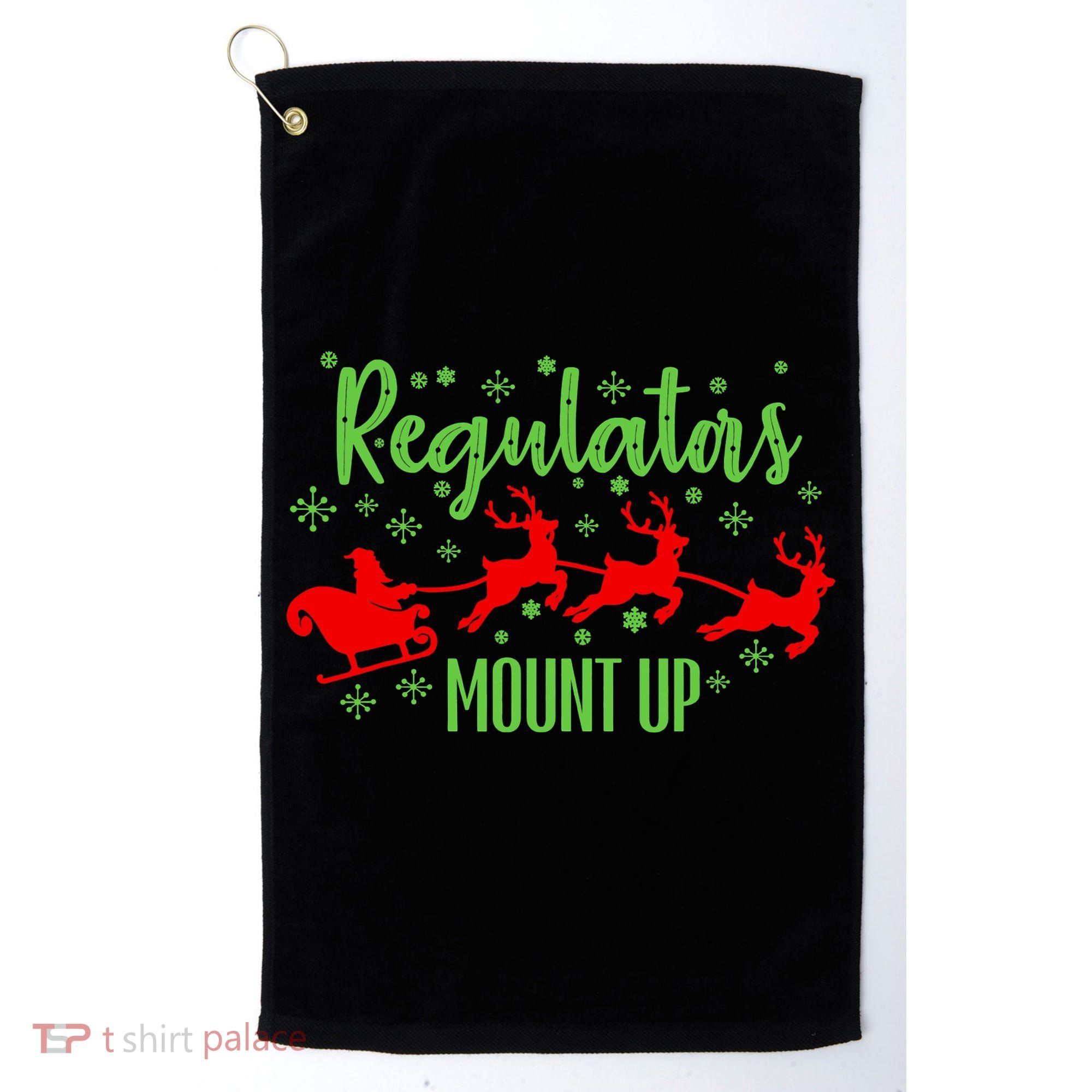 Christian Wise  Regulators Mount Up Christmas Golf Towel