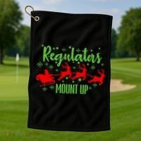 Christian Wise  Regulators Mount Up Christmas Golf Towel thumb 1