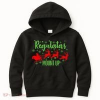 Christian Wise  Regulators Mount Up Christmas Kids Hoodie thumb 0