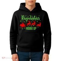Christian Wise  Regulators Mount Up Christmas Kids Hoodie thumb 4