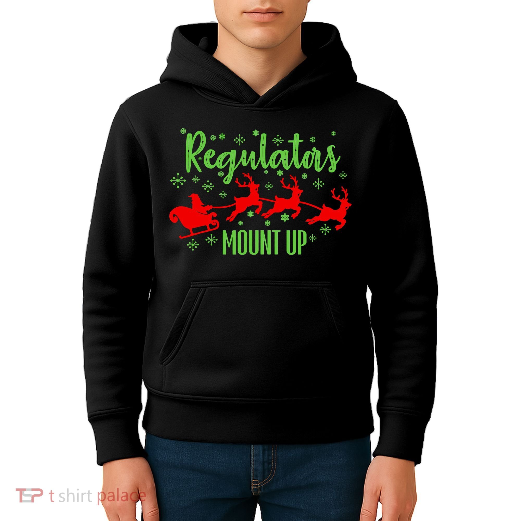 Christian Wise  Regulators Mount Up Christmas Kids Hoodie