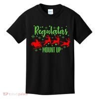 Christian Wise  Regulators Mount Up Christmas Kids T-Shirt thumb 0