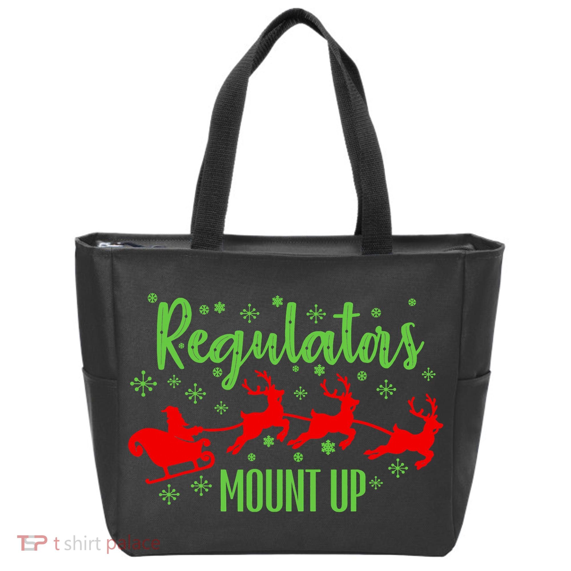 Christian Wise  Regulators Mount Up Christmas Tote Bag