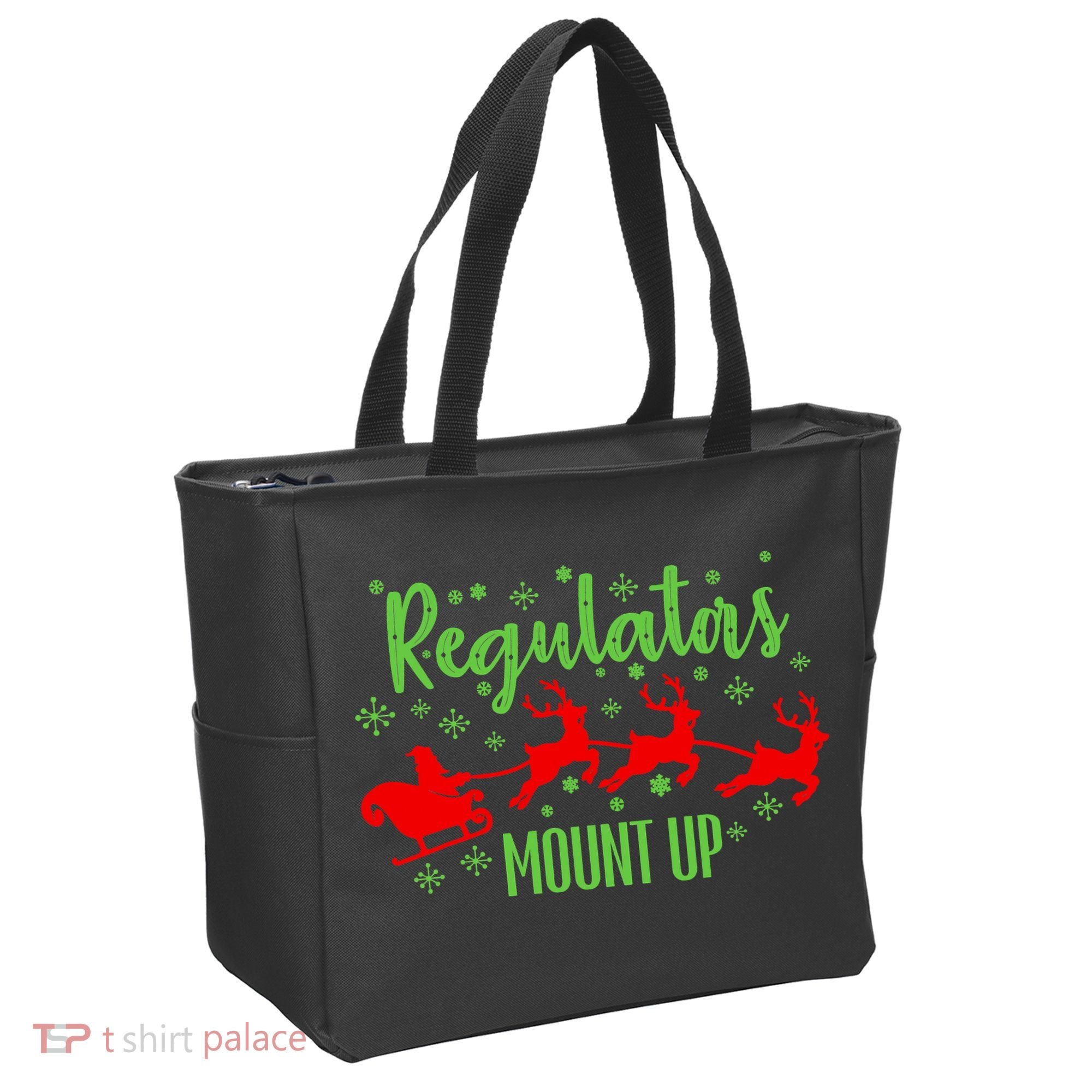 Christian Wise  Regulators Mount Up Christmas Tote Bag