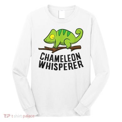 Chameleon Whisperer Reptile Lizards Funny Chameleon Long Sleeve Shirt