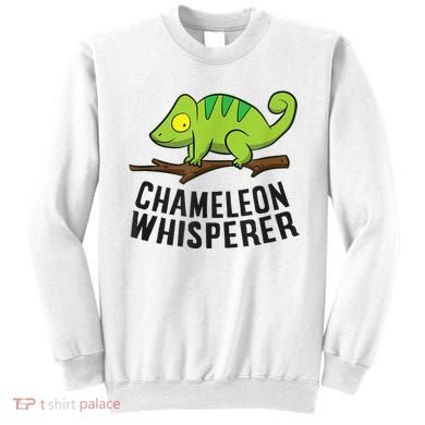 Chameleon Whisperer Reptile Lizards Funny Chameleon Sweatshirt
