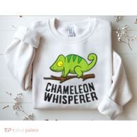 Chameleon Whisperer Reptile Lizards Funny Chameleon Sweatshirt thumb 2