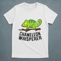 Chameleon Whisperer Reptile Lizards Funny Chameleon T-Shirt thumb 5