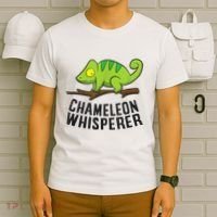 Chameleon Whisperer Reptile Lizards Funny Chameleon T-Shirt thumb 6