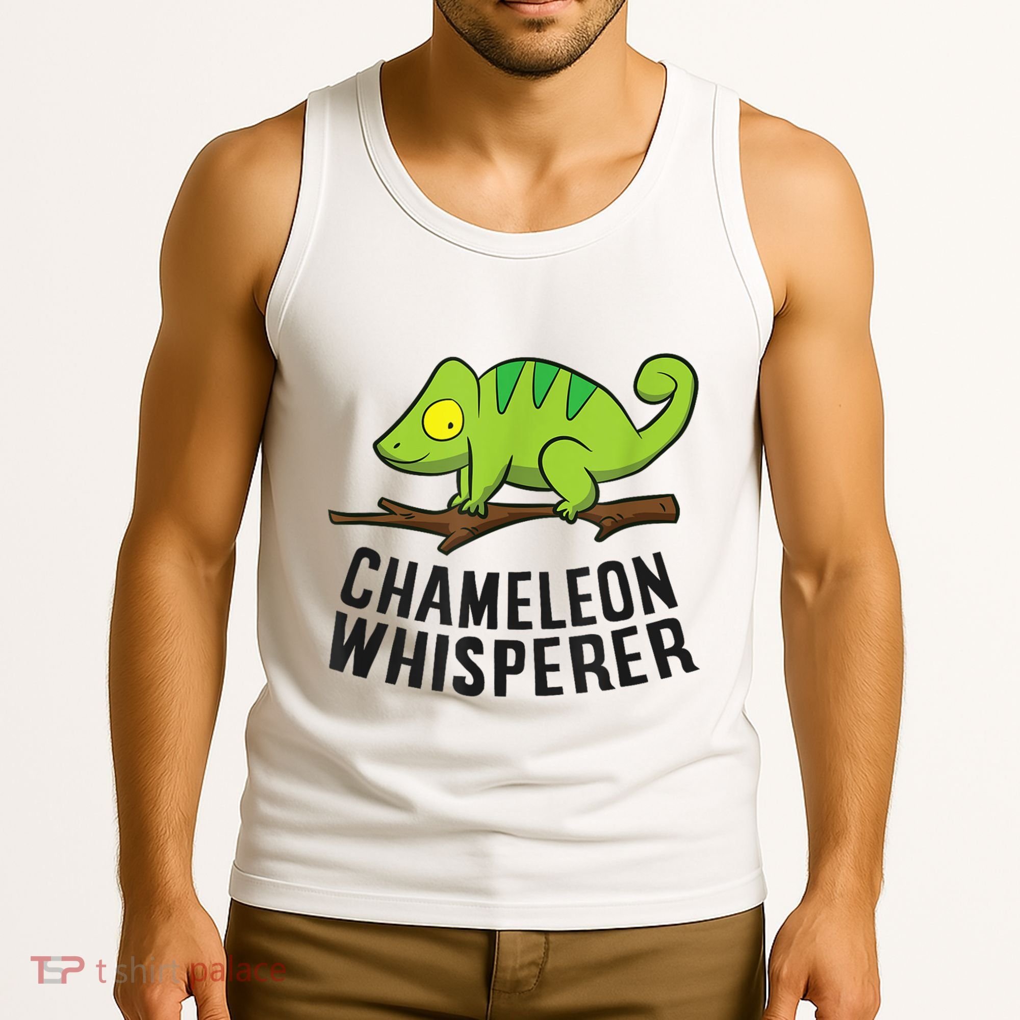 Chameleon Whisperer Reptile Lizards Funny Chameleon Tank Top