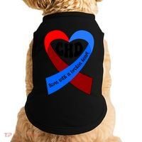 Chd Warrior Ribbon Congenital Heart Disease Awareness Gift Doggie Tank thumb 0