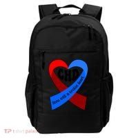 Chd Warrior Ribbon Congenital Heart Disease Awareness Gift Backpack thumb 0