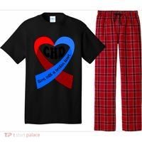 Chd Warrior Ribbon Congenital Heart Disease Awareness Gift Pajama Set thumb 0