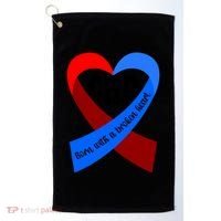 Chd Warrior Ribbon Congenital Heart Disease Awareness Gift Golf Towel thumb 0