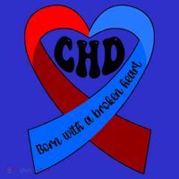 Chd Warrior Ribbon Congenital Heart Disease Awareness Gift Sweatshirt thumb 3