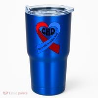 Chd Warrior Ribbon Congenital Heart Disease Awareness Gift Tumbler thumb 0
