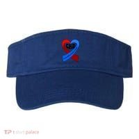 Chd Warrior Ribbon Congenital Heart Disease Awareness Gift Visor thumb 0