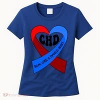 Chd Warrior Ribbon Congenital Heart Disease Awareness Gift Women's T-Shirt thumb 0