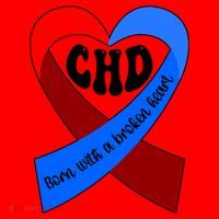 Chd Warrior Ribbon Congenital Heart Disease Awareness Gift Santa Hat thumb 1