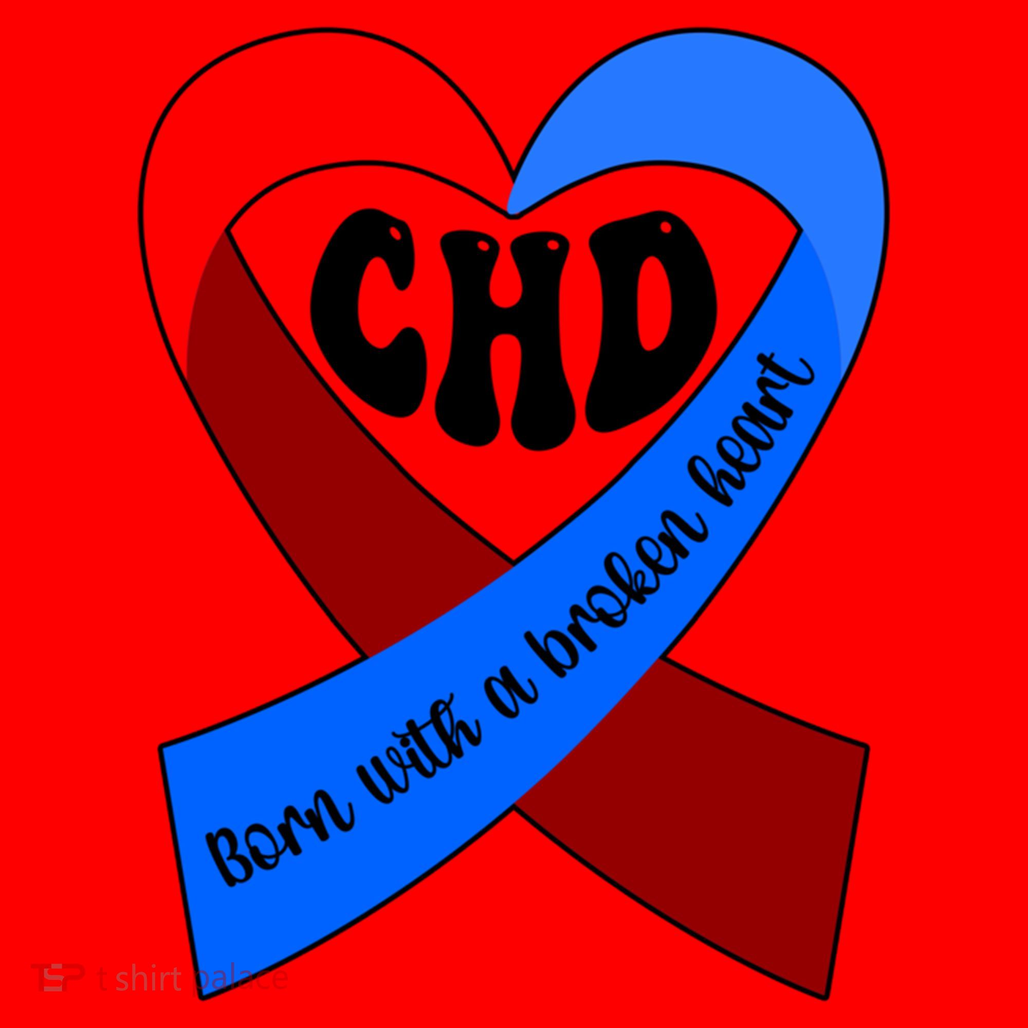 Chd Warrior Ribbon Congenital Heart Disease Awareness Gift Santa Hat