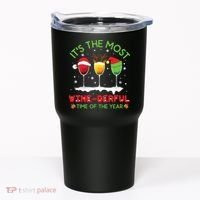 Christmas Wine Shirts Xmas Alcohol Pajama PJ Tops Tumbler thumb 0