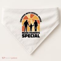 Children With Special Needs Make Parents Special USA-Made Doggie Bandana thumb 0