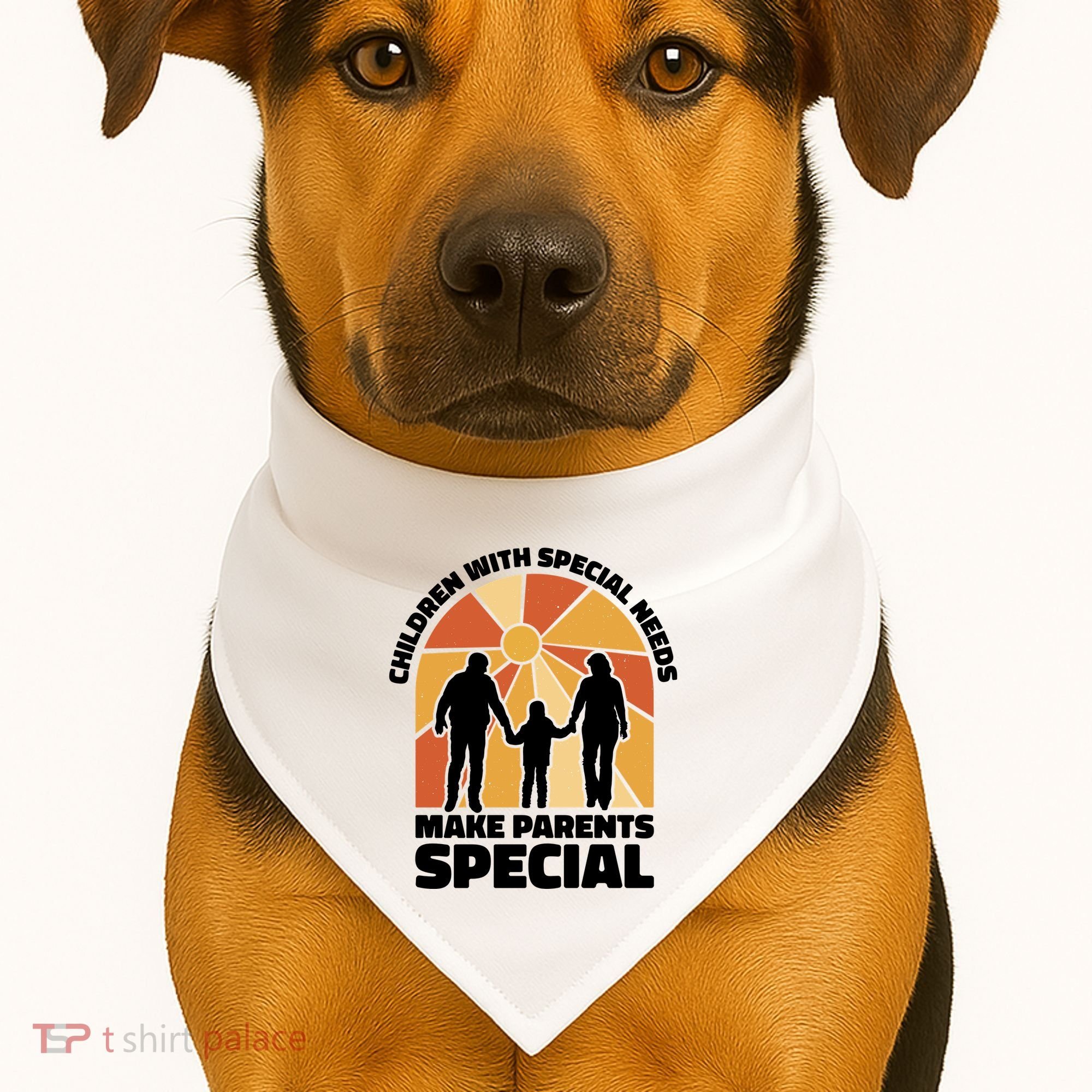 Children With Special Needs Make Parents Special USA-Made Doggie Bandana