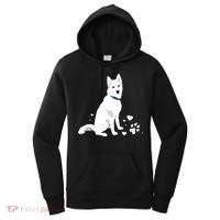 Cute White Siberian Husky Sweet White Snow Dog Women's Hoodie thumb 0
