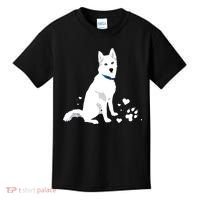 Cute White Siberian Husky Sweet White Snow Dog Kids T-Shirt thumb 0