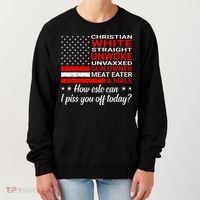 Christian White Straight Unwoke Unvaxxed Gun Owner Women's Sweatshirt thumb 0